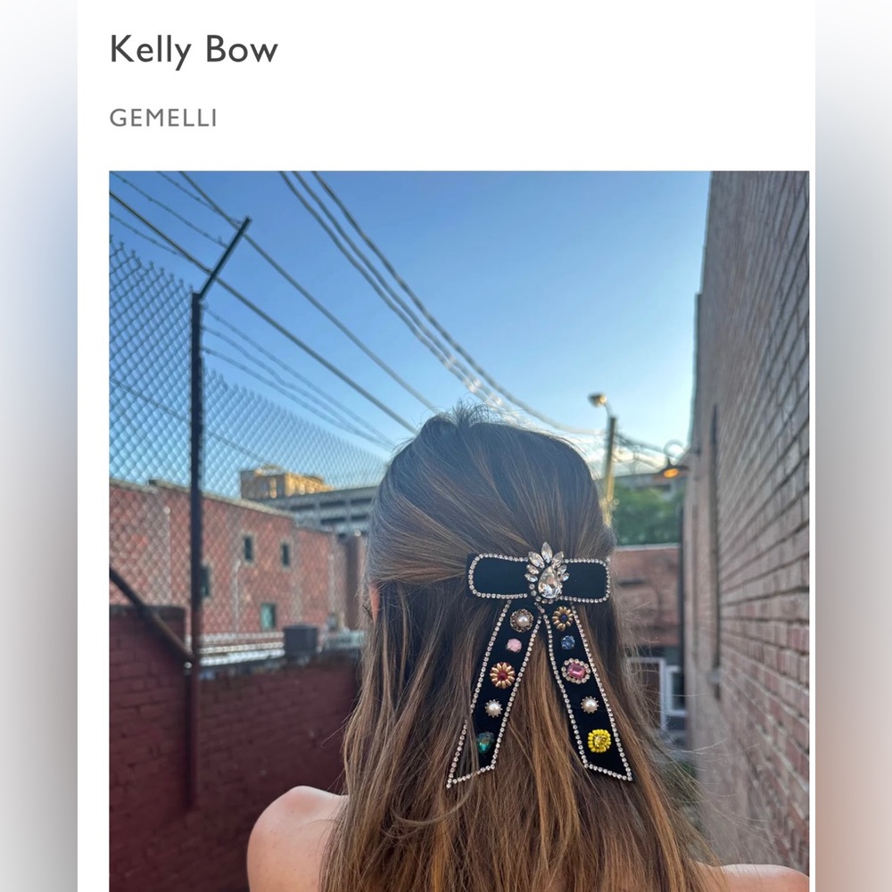 ISO.- Kelly Hair Bow/ Gemelli